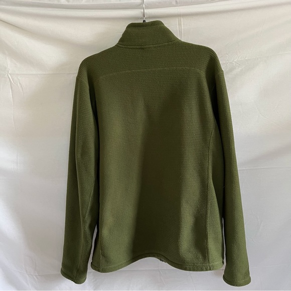The North Face Vintage Windstopper Full Zip Fleece Size Medium Green Jacket - Picture 2 of 15